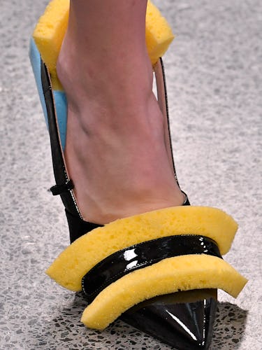 balenciaga high heels crocs
