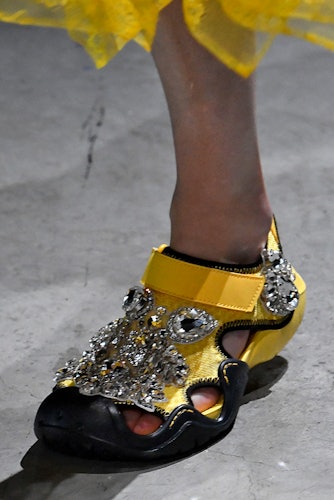 Couture high-heeled Crocs exist