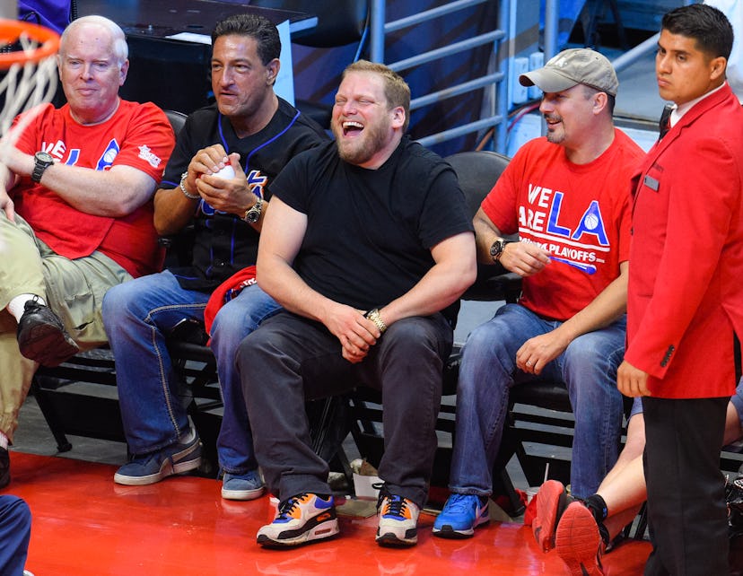 Celebrities At The Los Angeles Clippers Game