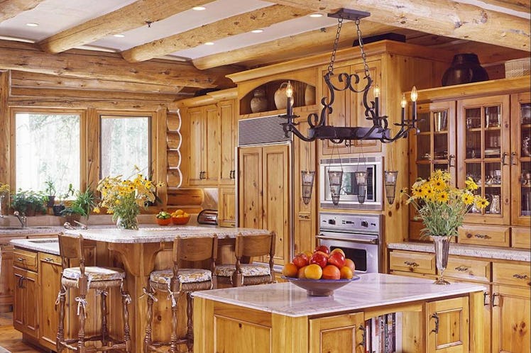 A kitchen in the Pulitzer Mansion in Mountain Village, Colorado.