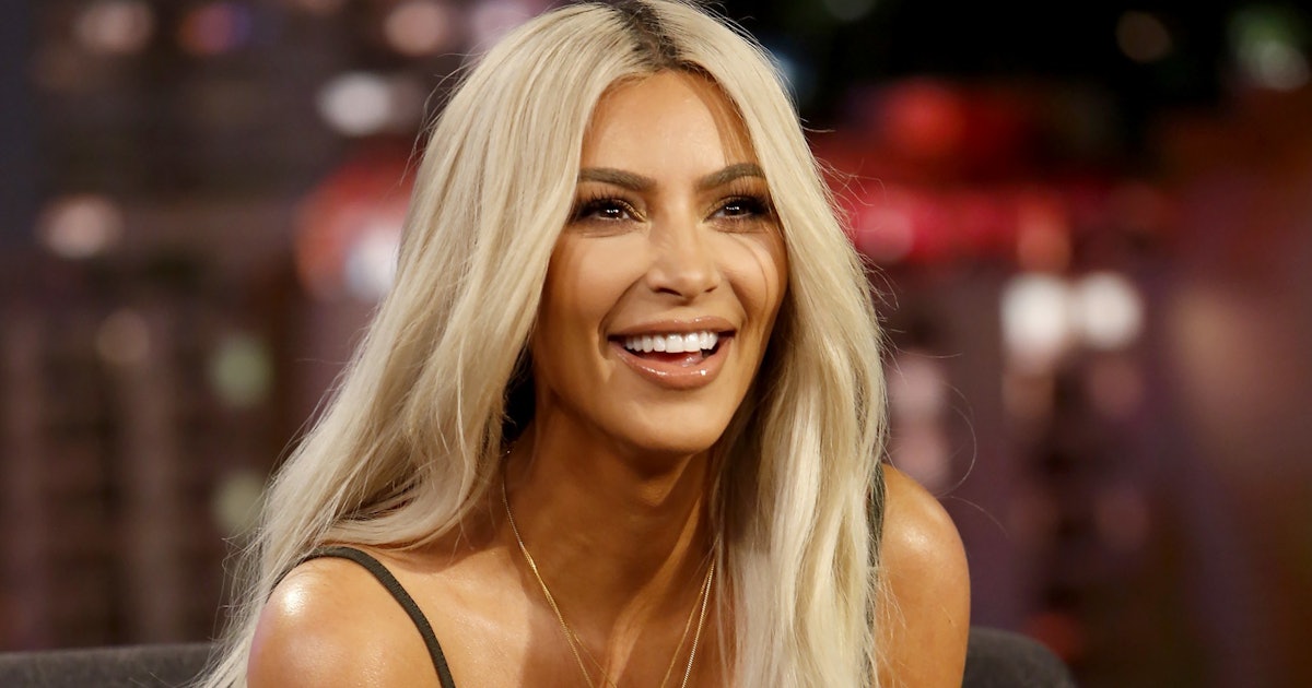 Kim Kardashian, a Recent Blonde, Now Has Blue Hair
