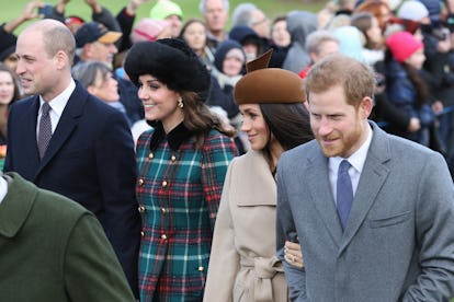 Members Of The Royal Family Attend St Mary Magdalene Church In Sandringham