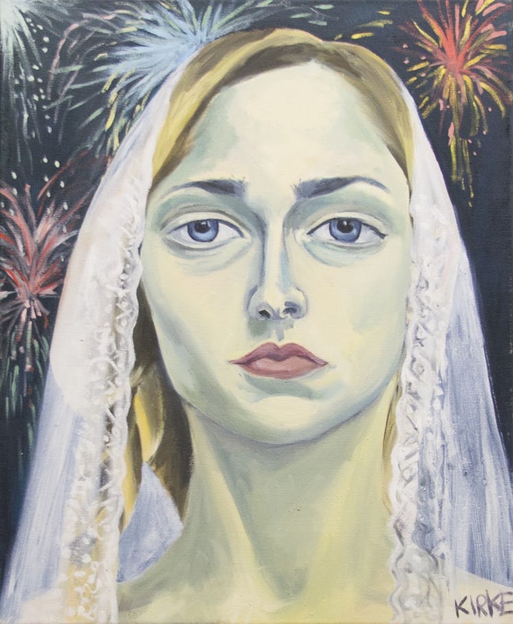 Kirke, Jemima, Self-portrait as a Bride #1, 2017, Oil on canvas, 22 x 18 inches.jpg