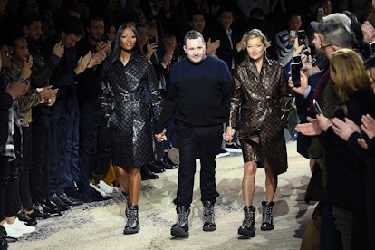 Everyone back to the Ritz'; Kate Moss and Naomi Campbell give designer Kim  Jones a send off to remember at his final Louis Vuitton show during Paris  Men's Fashion Week