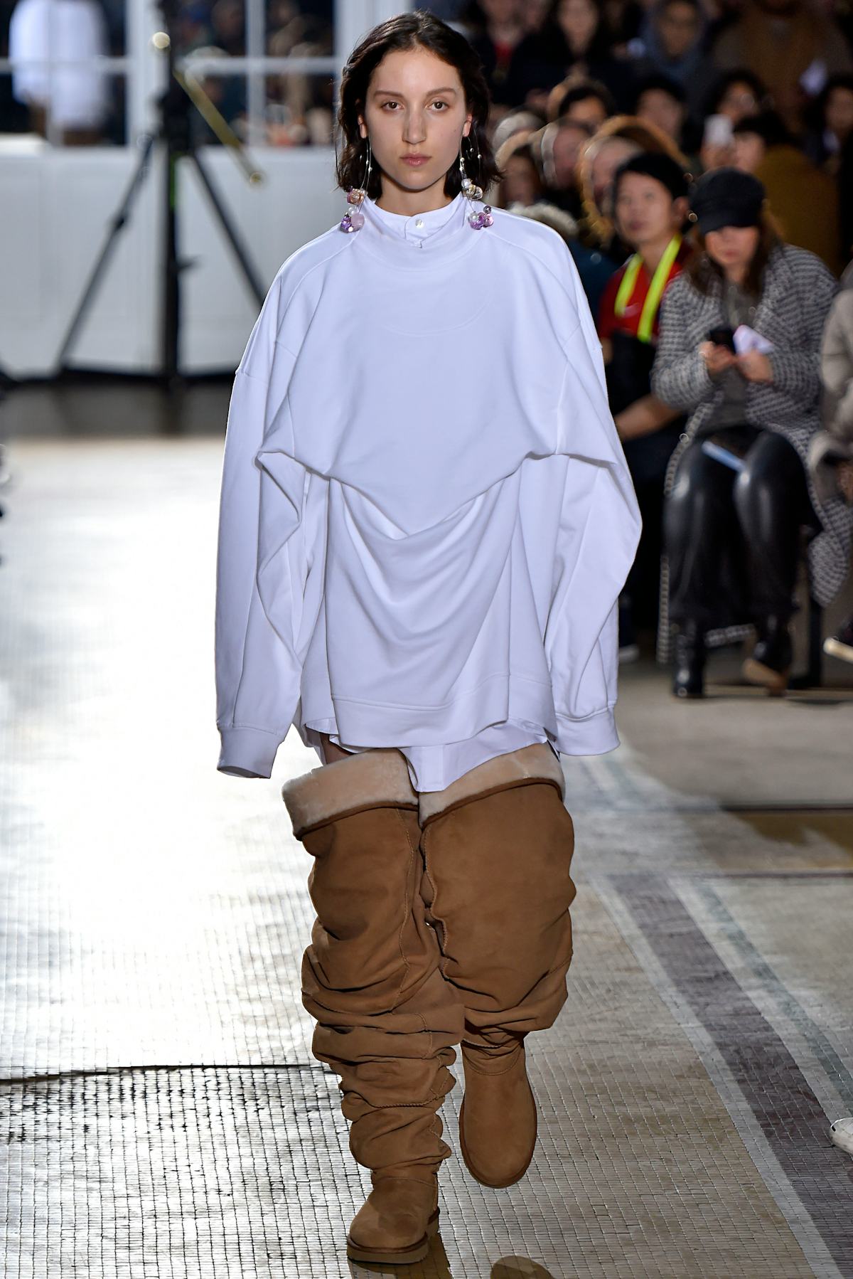 Thigh High Ugg Boots By Y Project Are The Latest Addition To The Ugly Footwear Trend Paris Fashion Show 2022 Waist High Ugg Boots