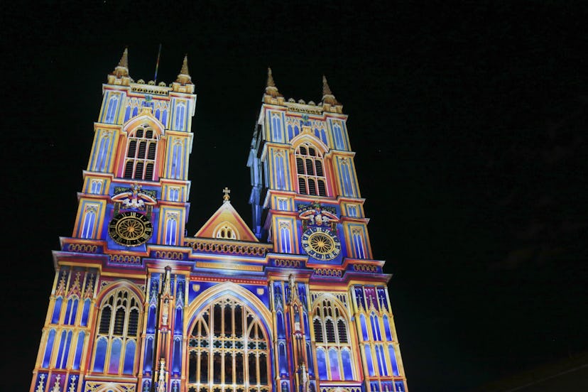 LEAD Westminster Abbey Transformed In Lumiere Festival London