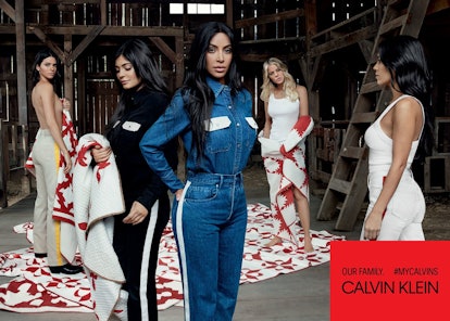A Close Examination of the Kardashians' New Calvin Klein Campaign,  Including Kylie Jenner and Some Strategically Placed Blankets