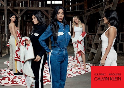 A Close Examination of the Kardashians' New Calvin Klein Campaign,  Including Kylie Jenner and Some Strategically Placed Blankets