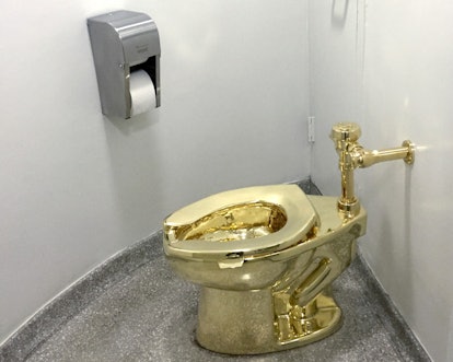 The Trumps asked to borrow a Van Gogh for the White House. The Guggenheim offered an 18K gold toilet...