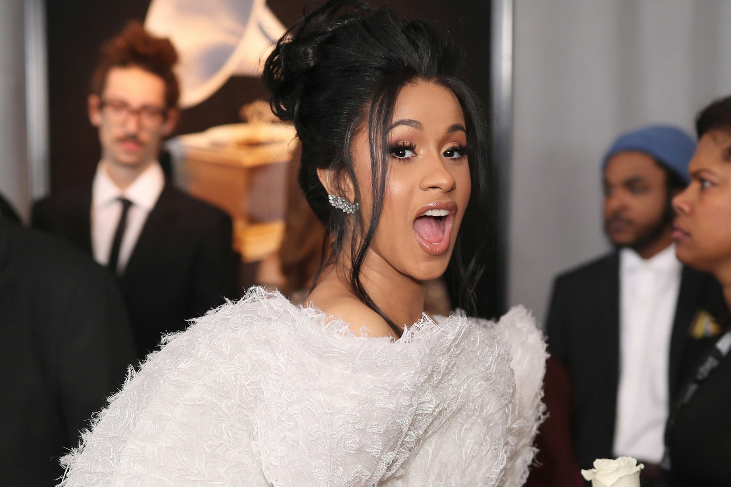Cardi B Was the Best Part About the 2018 Grammys Red Carpet