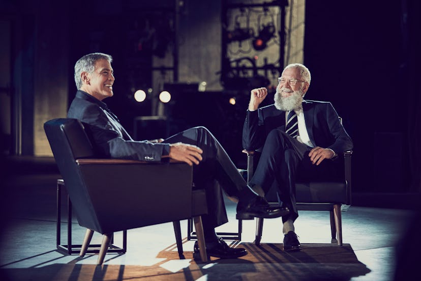 George Clooney gushes about wife Amal in Letterman's next Netflix interview