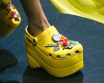 Has Own Answer to High-Heel Crocs, of