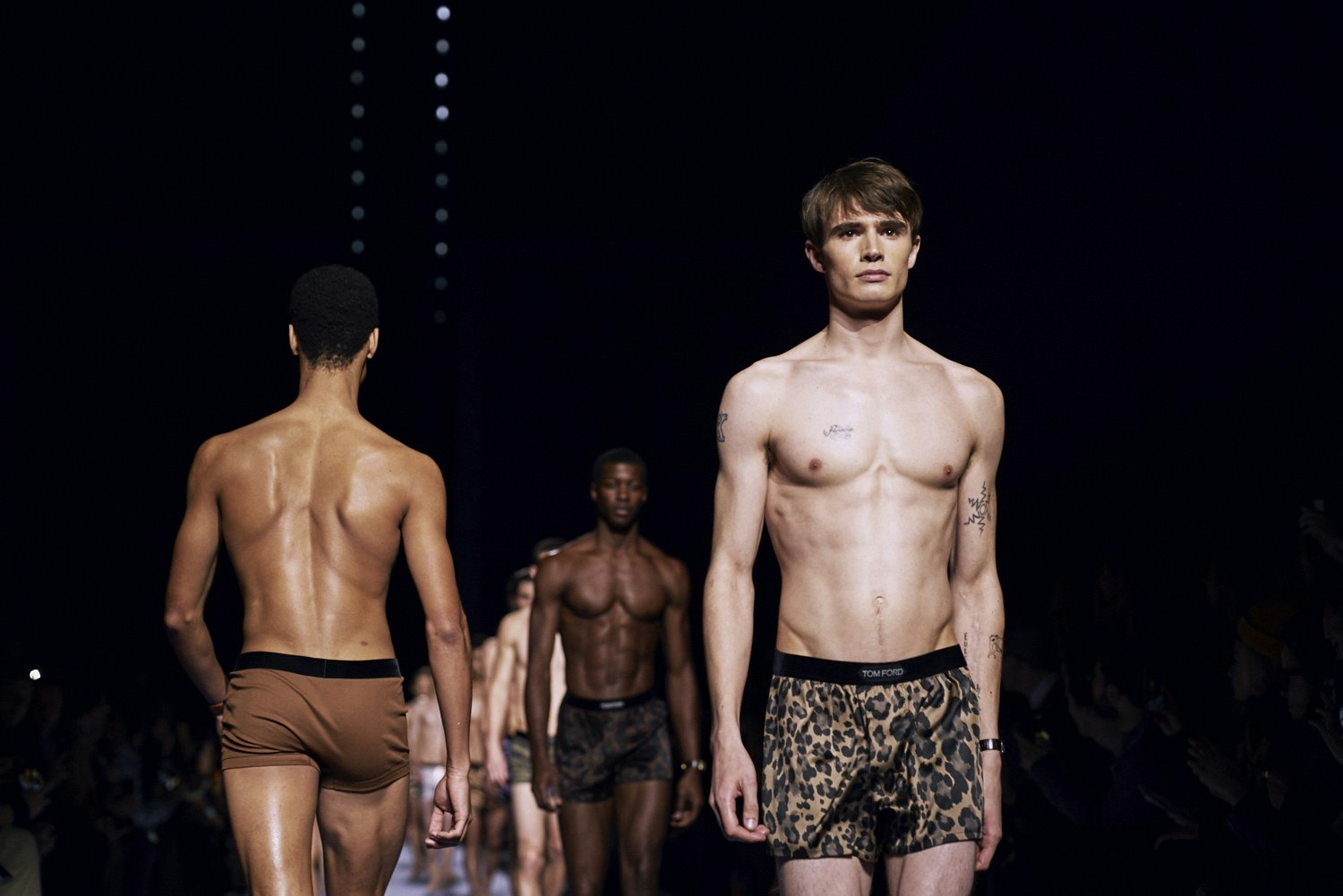 Tom Ford Introduced Underwear With Socks at Fashion Week