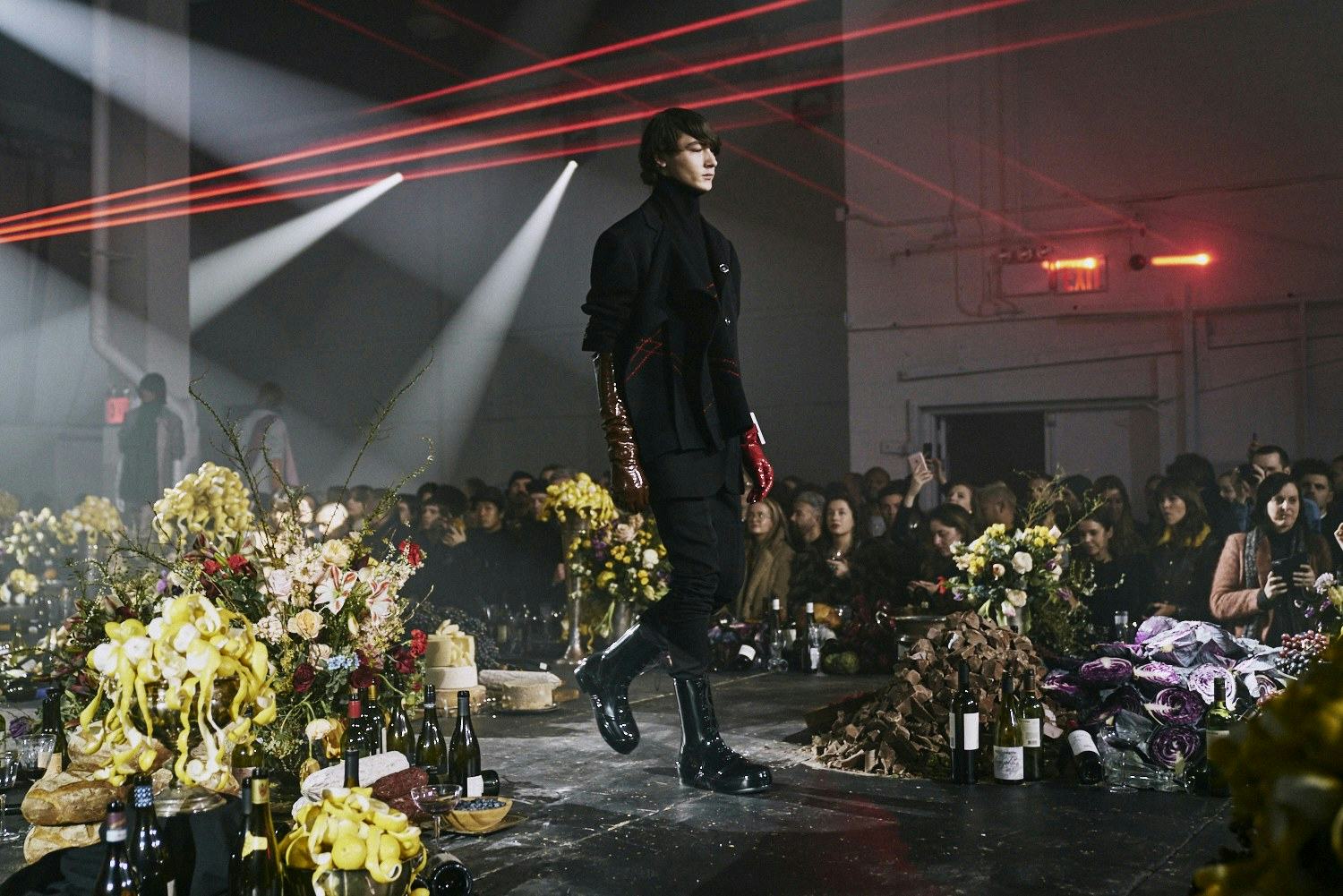Raf Simons's Fall 2018 Menswear Show Was a Drug-Themed