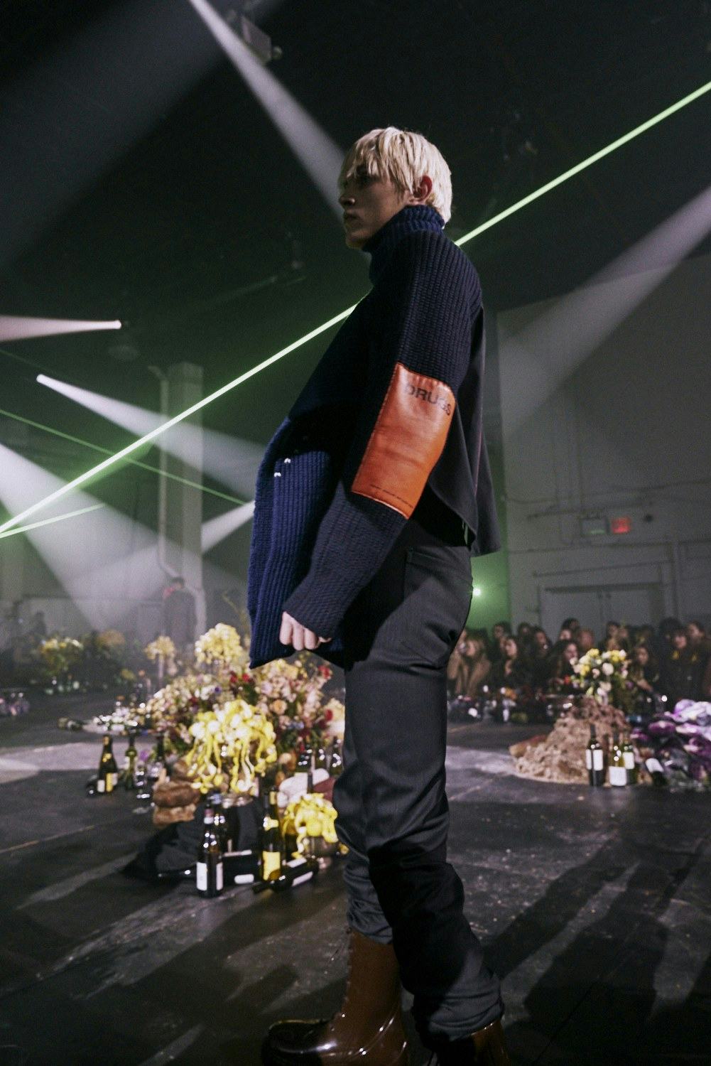 Raf Simons's Fall 2018 Menswear Show Was a Drug-Themed