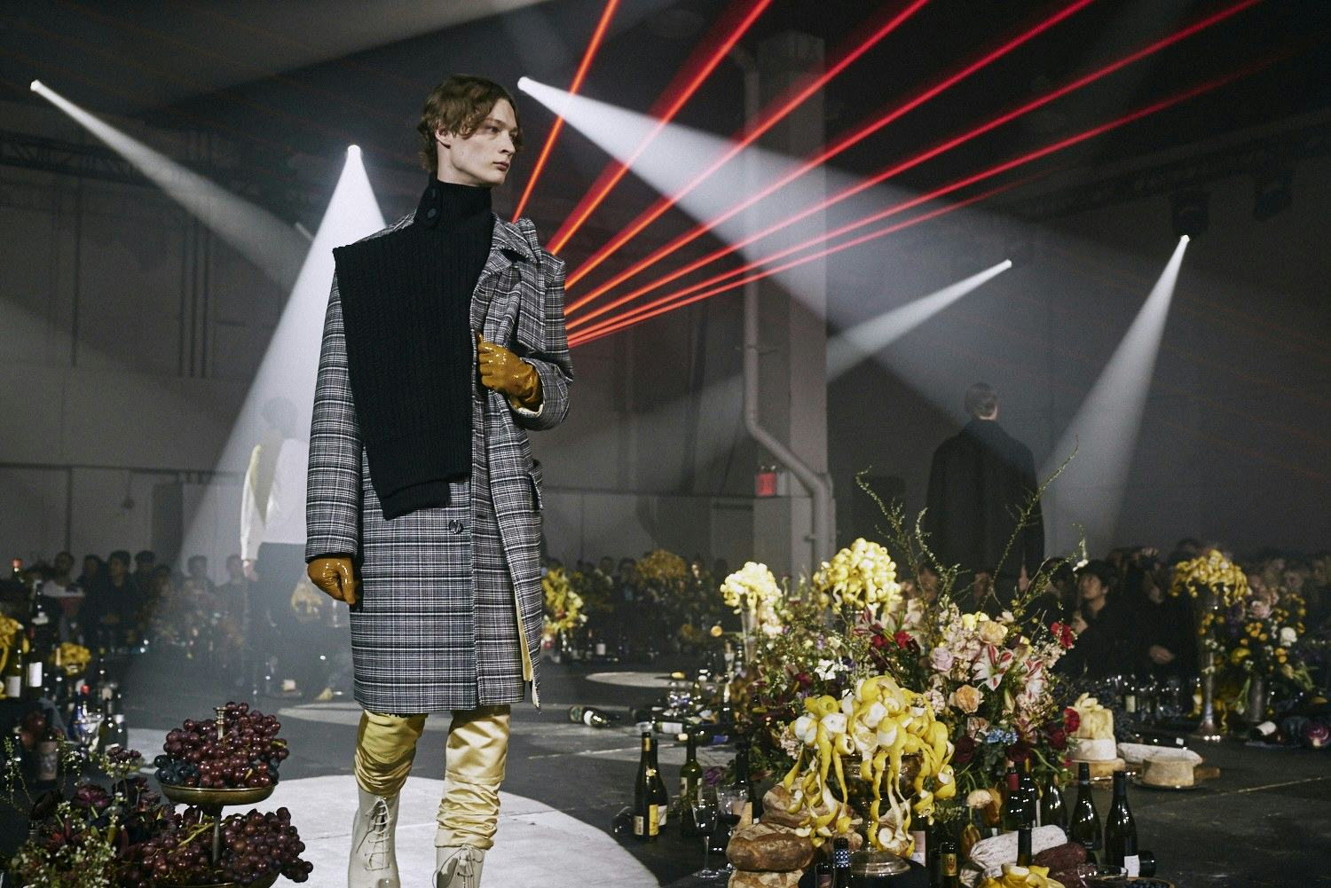 Raf Simons's Fall 2018 Menswear Show Was a Drug-Themed