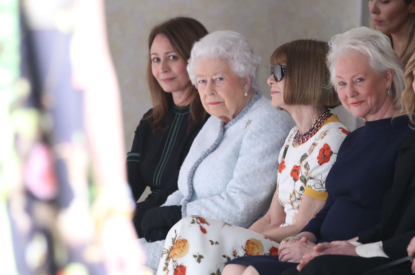 Richard Quinn - Front Row - LFW February 2018