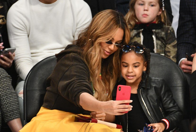 Celebrities At The 67th NBA All-Star Game: Team LeBron Vs. Team Stephen