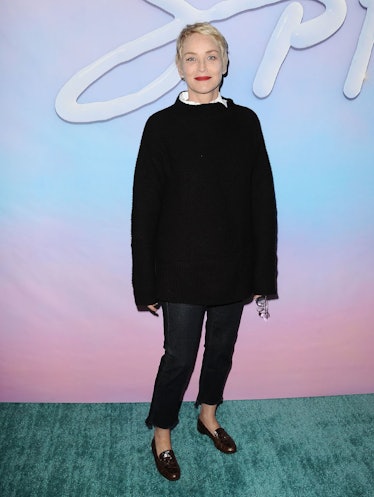 Sharon Stone at the premiere of SPF-18 at University High School
