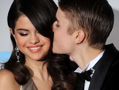 Singers Selena Gomez and Justin Bieber