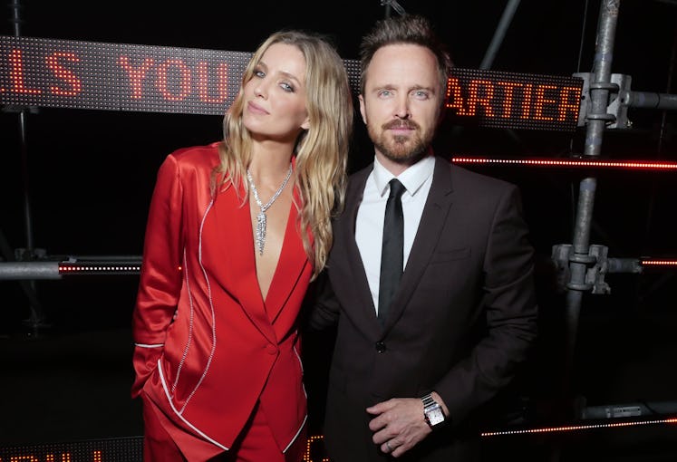 Annabelle Wallis and Aaron Paul at the Cartier’s annual party