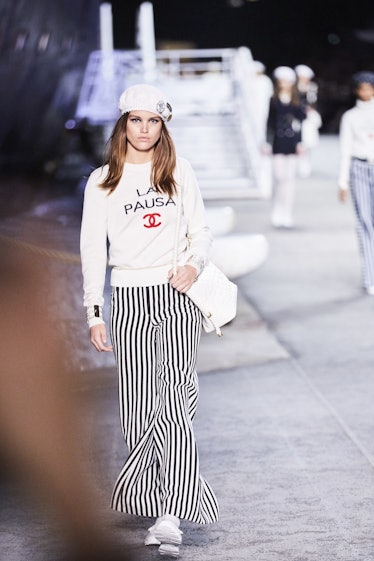 Bella and Gigi Hadid Hit the High Seas for Chanel's Resort 2019 Show