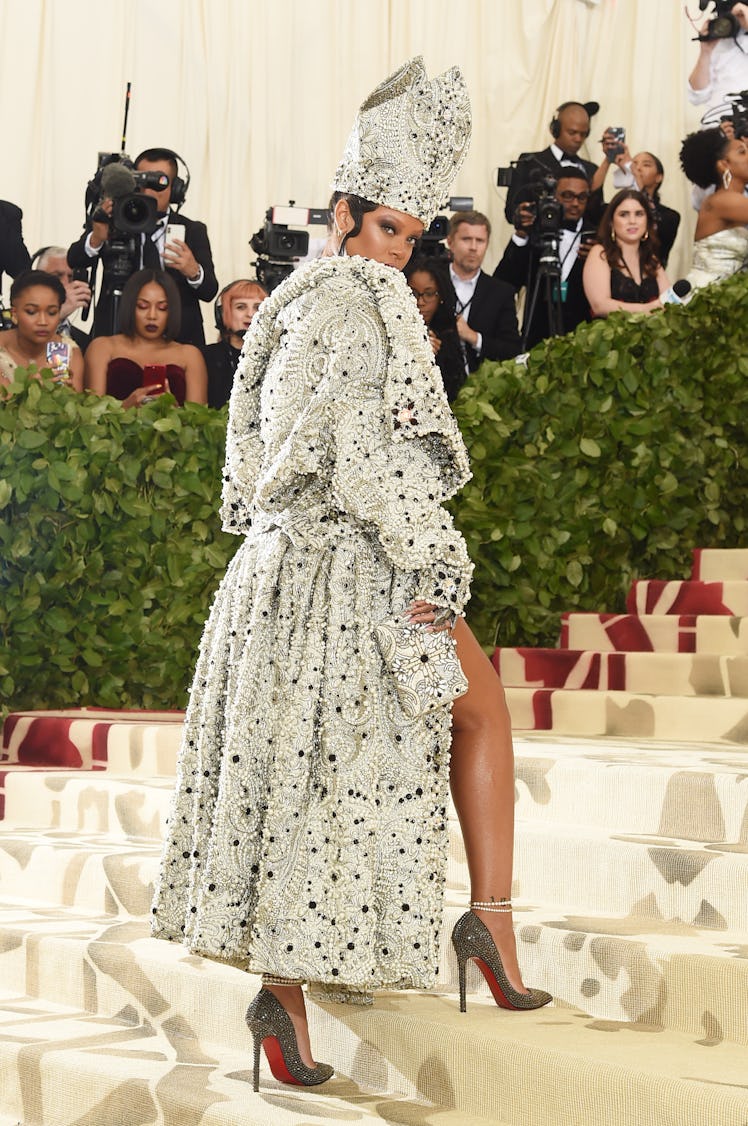 Rihanna at the 2019 Met Gala “Heavenly Bodies: Fashion and the Catholic Imagination” 