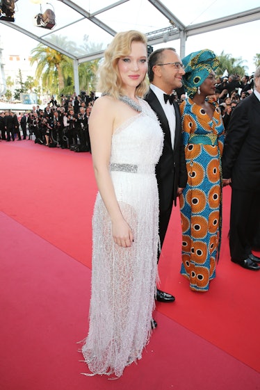 Lea Seydoux during the Red carpet of film Cold war at 71st Cannes