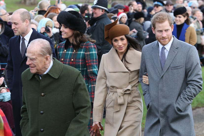 Members Of The Royal Family Attend St Mary Magdalene Church In Sandringham