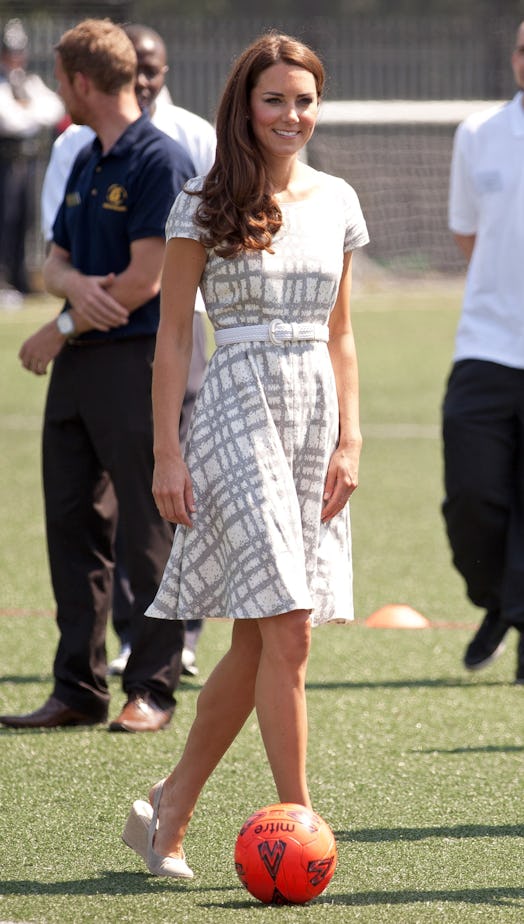 The Duke And Duchess Of Cambridge And Prince Harry Visit Bacon's College