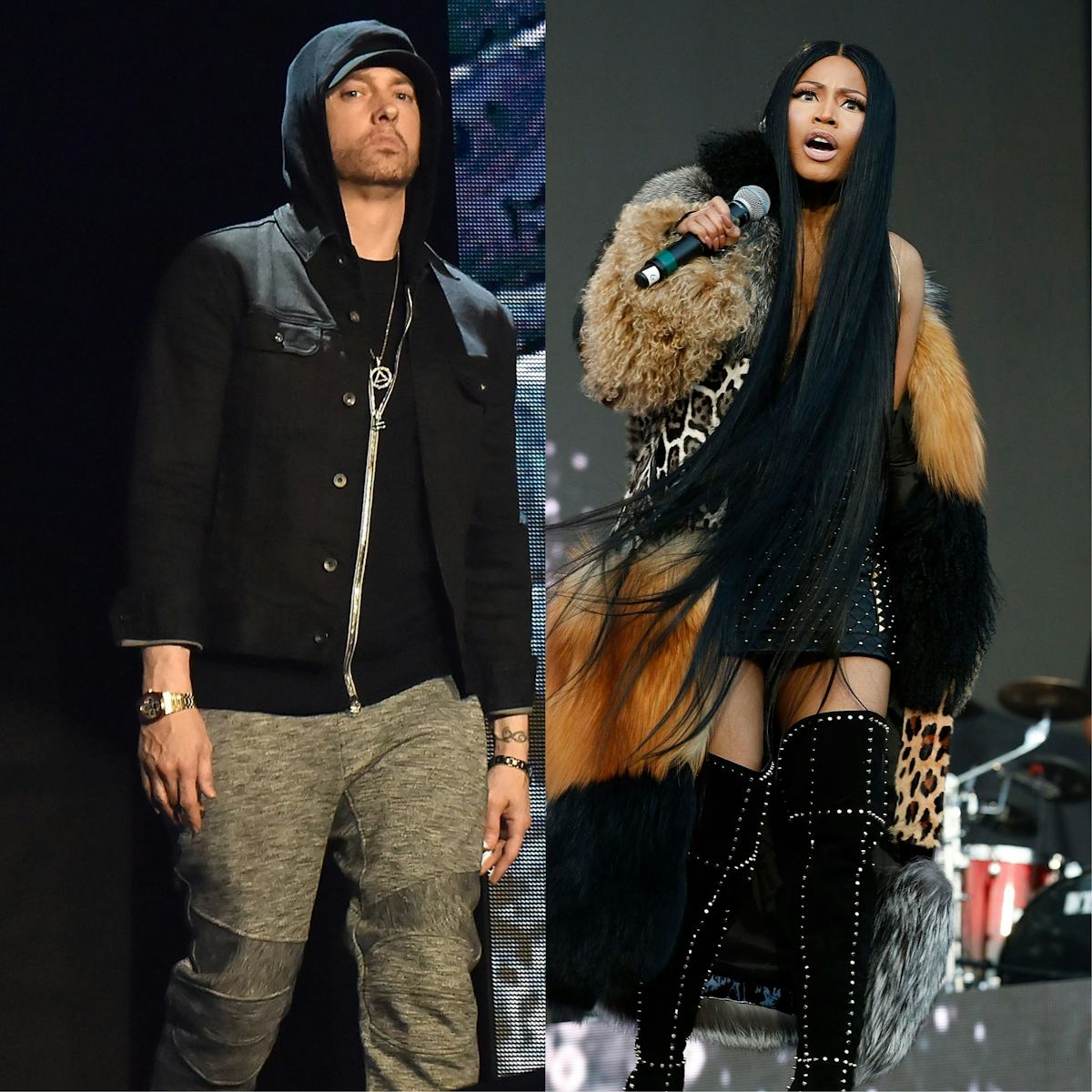 Nicki Minaj Says She S Dating Eminem But Weirder Things Have Happened