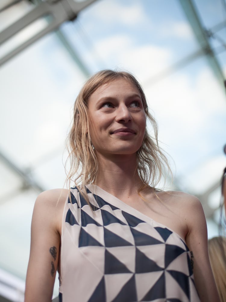 Julia Nobis at the 2018 CFDA Fashion Awards at Brooklyn Museum 