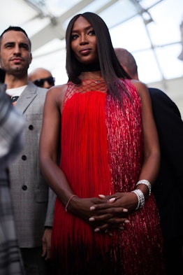 Naomi Campbell at the 2018 CFDA Fashion Awards red carpet