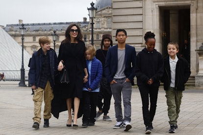 Angelina Jolie In London With The Kids - Lake Diary