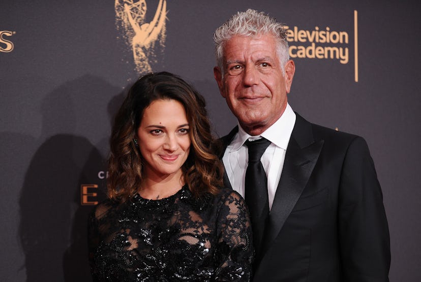 Asia Argento and Anthony Bourdain