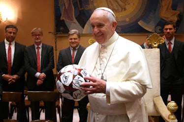 Bayern Munich private audience with Pope Francis