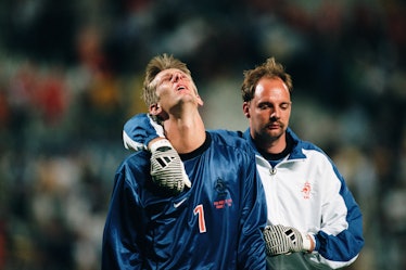 Soccer - 1998 World Cup - Semi-Final - Brazil vs Netherlands