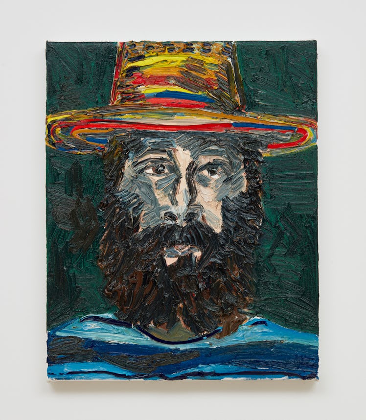 Alex Becerra's self-portrait in the style of Vincent van Gogh