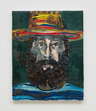 Alex Becerra's self-portrait in the style of Vincent van Gogh