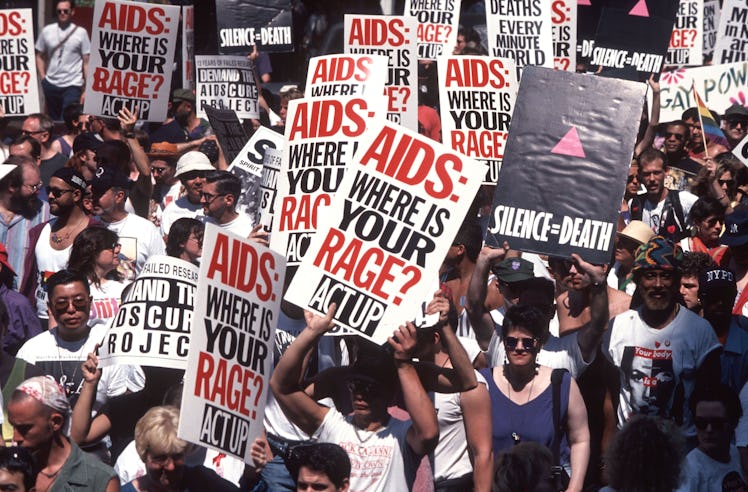 Act Up Demo protesting AIDS epidemic