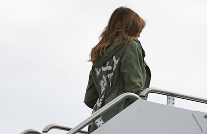 US-POLITICS-TRUMP-IMMIGRATION-MIGRANTS-MELANIA-JACKET