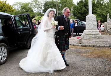 Kit Harington wedding: Sophie Turner wows in thigh-skimming dress