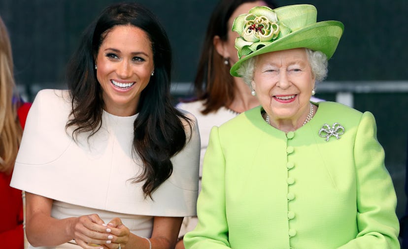 The Duchess Of Sussex Undertakes Her First Official Engagement With Queen Elizabeth II