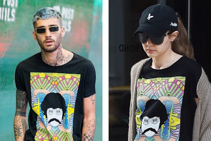 Zayn Malik Wear's Gigi Hadid's T-shirt