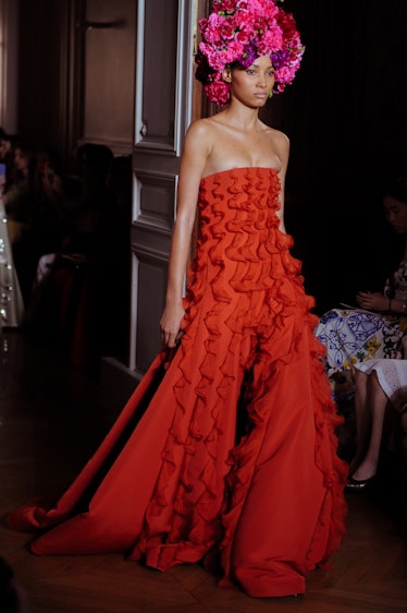 The Valentino Couture Show Was a Fantasy of Big Capes, Big Color, and ...
