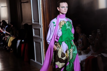 The Valentino Couture Show Was a Fantasy of Big Capes, Big Color, and ...