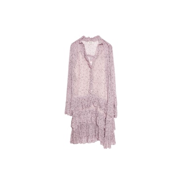 A lilac Zadig & Voltaire ruffle dress