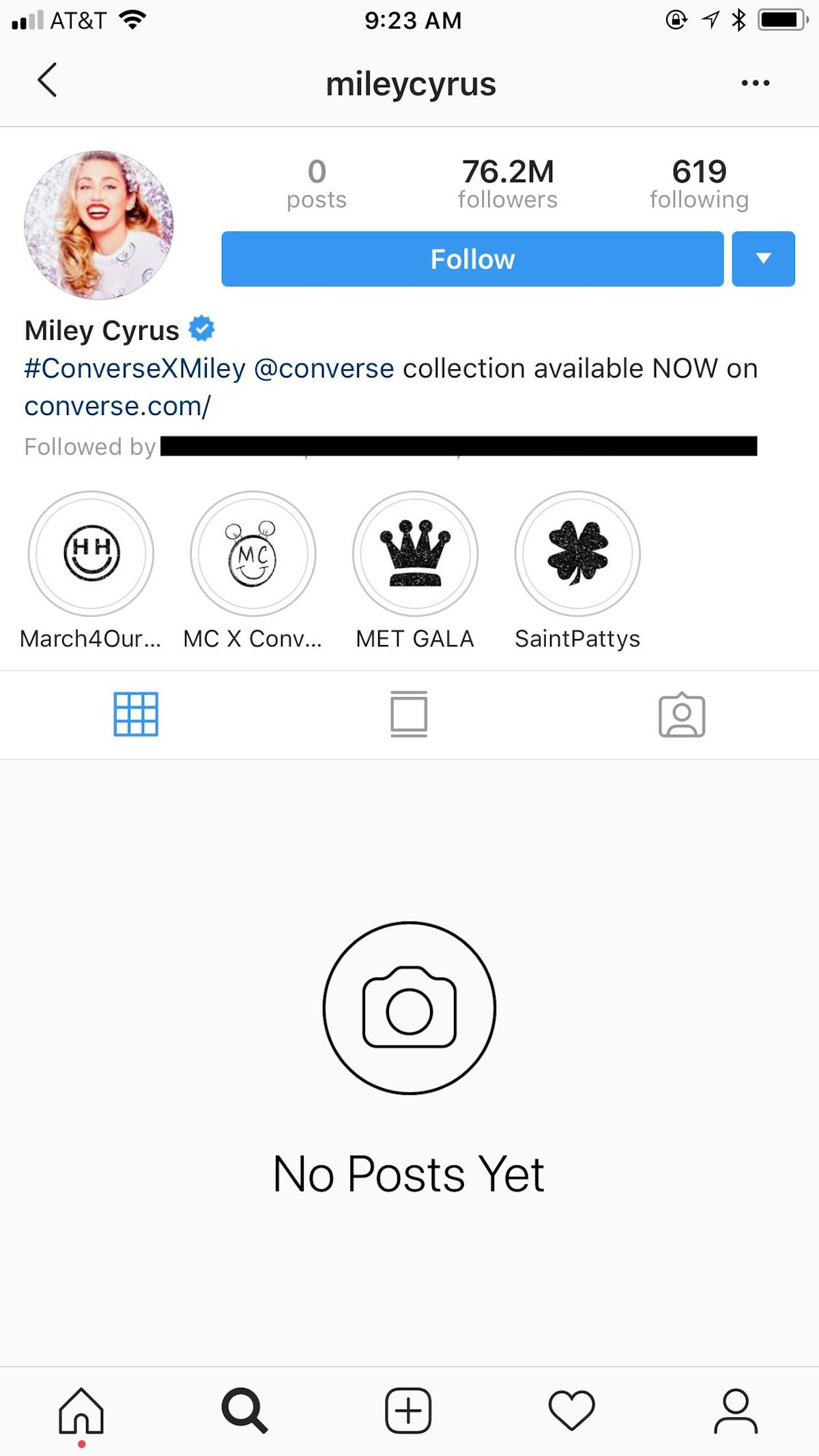 Miley Cyrus Deleted All Her Instagram Posts Including Those With Liam Hemsworth