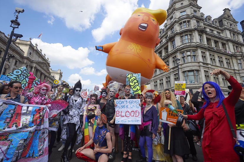 BRITAIN-US-DIPLOMACY-TRUMP-DEMONSTRATION
