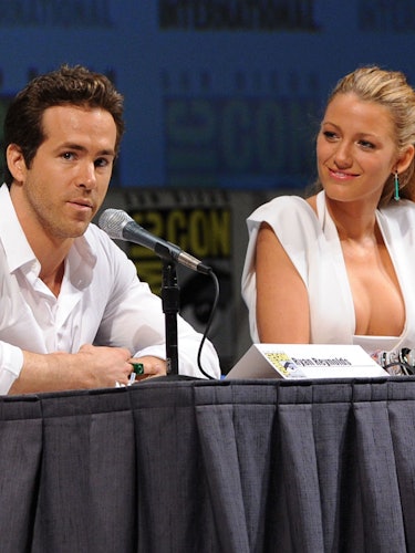 Ryan Reynolds and Blake Lively at Comic-Con in 2010.